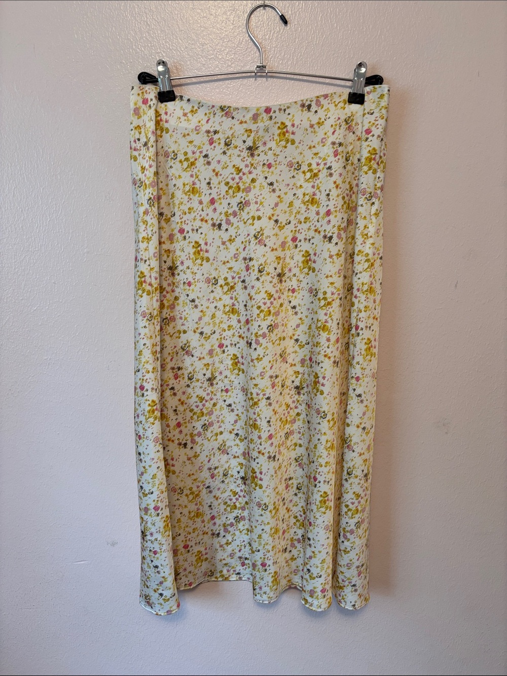 JCrew floral Print satin Skirt